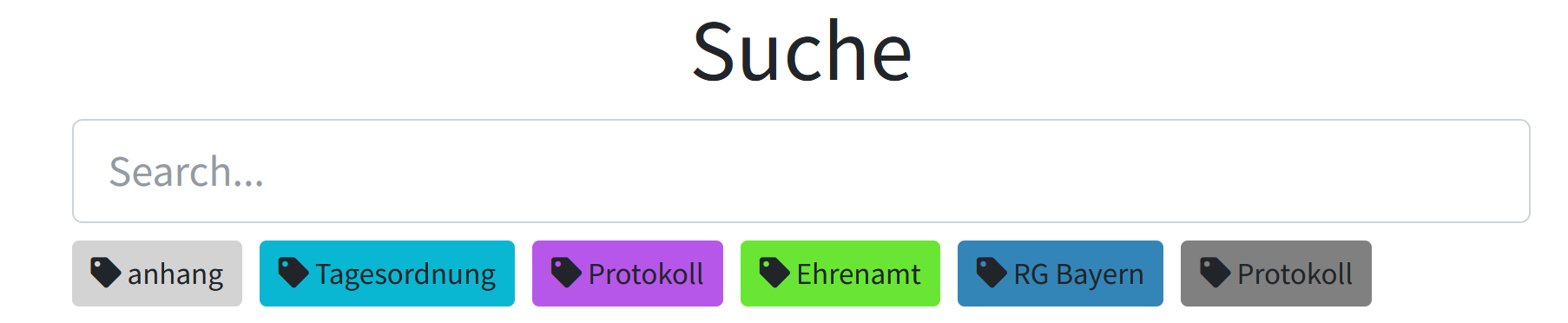 Suche unter Verzeichnisse